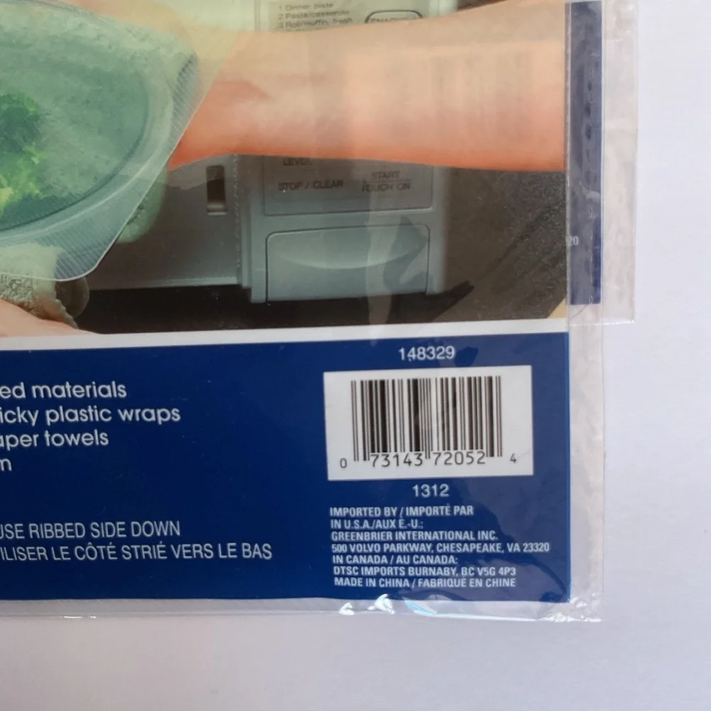 Cooking Concepts Microwave Splatter Guards Set of Three NWT